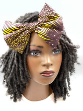 Load image into Gallery viewer, Headband African Wax Fabric
