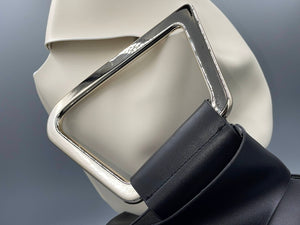 Angled Acrylic Handle Irregular Vegan Bucket