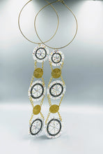 Load image into Gallery viewer, Necklace 5-Tier Beaded Disc &amp; Copper
