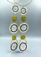Load image into Gallery viewer, Necklace 5-Tier Beaded Disc &amp; Copper
