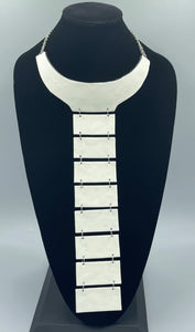 Necklace Geometric Ladder Statement