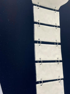 Necklace Geometric Ladder Statement