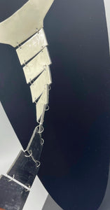 Necklace Geometric Ladder Statement