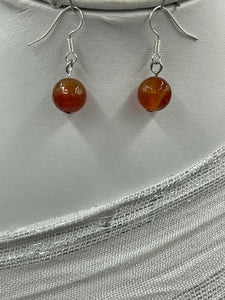 Necklace Earrings 2 Pc. Set Natural Stone