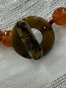 Necklace Earrings 2 Pc. Set Natural Stone