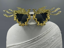 Load image into Gallery viewer, Sunglasses Gold Winged Phoenix Frames
