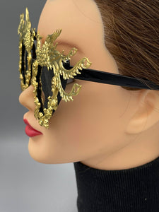 Sunglasses Gold Winged Phoenix Frames