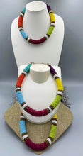 Load image into Gallery viewer, Necklace Beaded Hand Wrapped Masai
