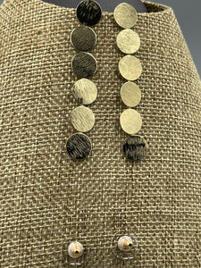 Earrings | Minimalist Style Stacked Circle Danglers