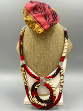 Load image into Gallery viewer, Necklace African Wax Looping Ropes Rhinestone
