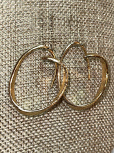 Load image into Gallery viewer, Earrings Vintage Spiral Hoops Hook Lock
