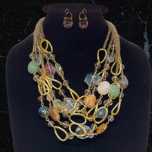 Load image into Gallery viewer, Necklace Crystal &amp; Gemstones
