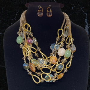 Necklace Crystal & Gemstones