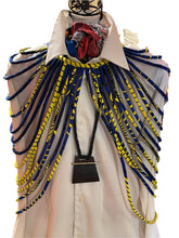 Load image into Gallery viewer, Multi Strand Ethnic Wax Fabric Pull Over Necklace
