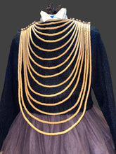 Load image into Gallery viewer, Necklace Shawl Ethnic Wax Fabric 38&quot; Drape Pullover
