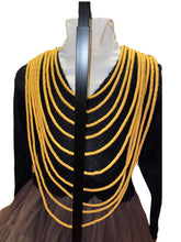 Load image into Gallery viewer, Necklace Shawl Ethnic Wax Fabric 38&quot; Drape Pullover
