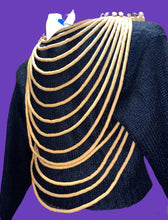Load image into Gallery viewer, Necklace Shawl Ethnic Wax Fabric 38&quot; Drape Pullover
