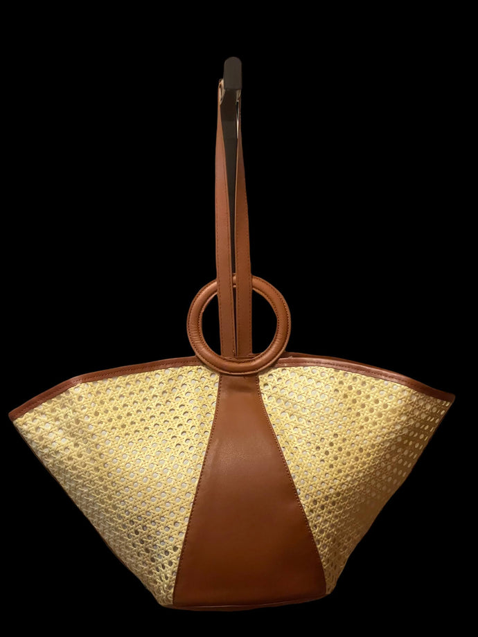 Handbag Straw Rattan Tote