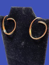 Load image into Gallery viewer, Earrings Vintage Spiral Hoops Hook Lock
