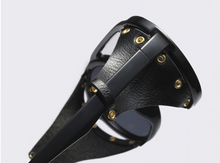 Load image into Gallery viewer, Steampunk Goggle Leather on Black Frames Lens
