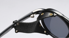Load image into Gallery viewer, Steampunk Goggle Leather on Black Frames Lens
