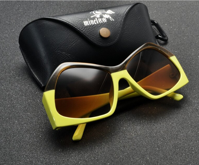 Two-Tone Frame Sunglasses