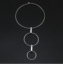 Load image into Gallery viewer, Double Layer Loops Pendant Necklace

