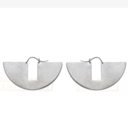 Half Moon Matte Earrings