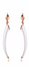 Load image into Gallery viewer, Italian Horn Dangler Earrings
