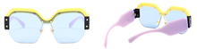 Load image into Gallery viewer, Purple Yellow Sunglasses
