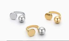 Load image into Gallery viewer, Open Ended 100% Copper Ball &amp; Circle Ring Sz. 8
