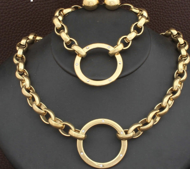 3Pcs. Necklace, Earring,  Bracelet