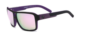 Men's Polarized Aviator Black Frames with Mirror Lens