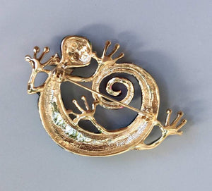 Gecko Brooch